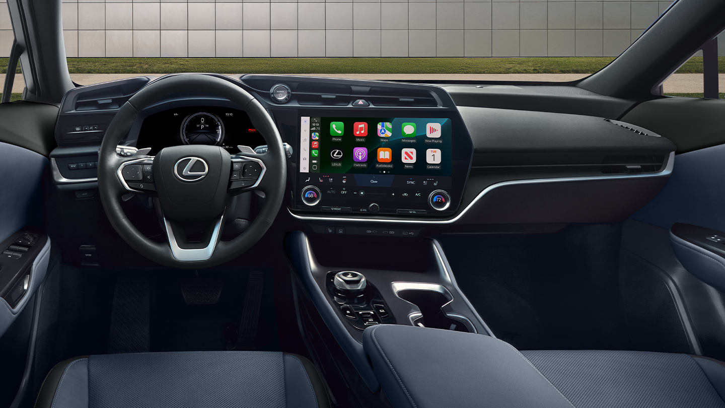 RZ shown with Thunderstorm and Black interior trim.